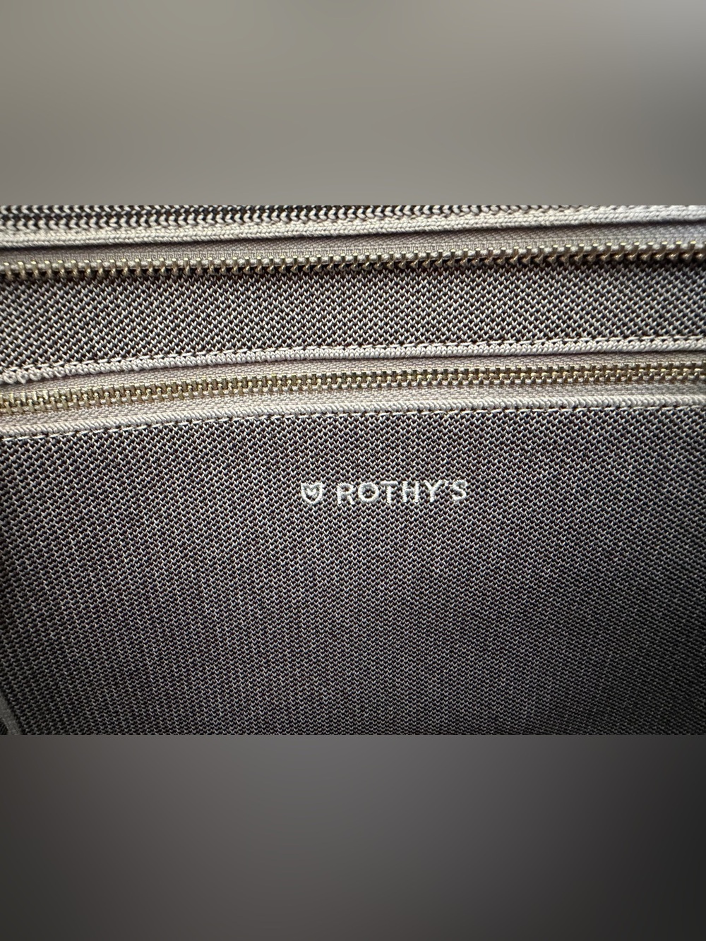Rothy’s The Handbag ~ Charcoal Grey Crossbody Tote Shoulder Bag Washable - Picture 12 of 15